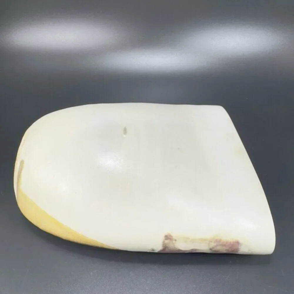 Vintage Hand Made Pottery Vase Vessel Flat Side Stoneware Art Marked Vase Vessel